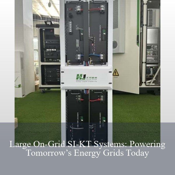 Large On-Grid SI-KT Systems: Powering Tomorrow’s Energy Grids Today